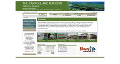 Desktop Screenshot of carrollmadisonlibraries.org